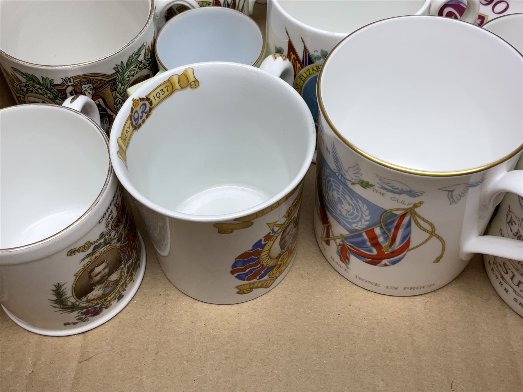 Collection of Victorian and later commemorative mugs - Image 9 of 14