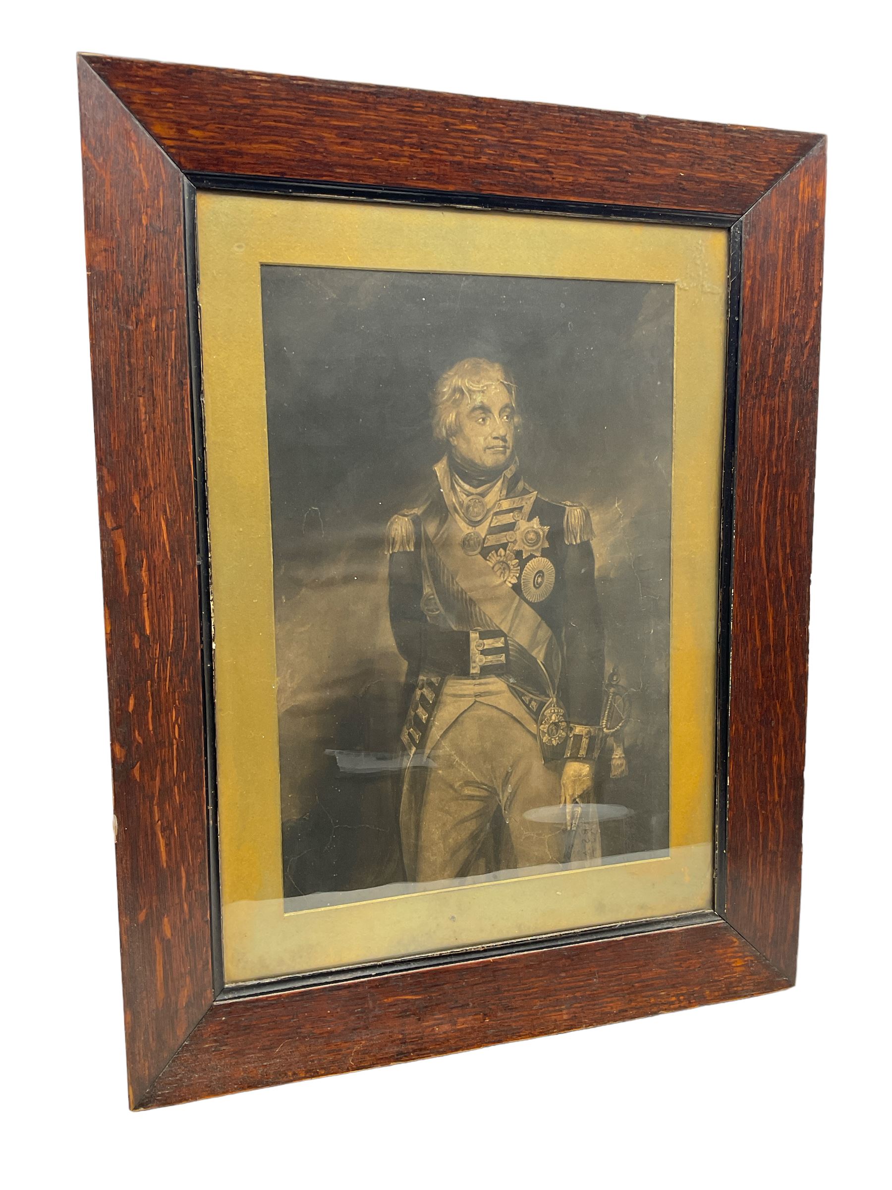 Victorian lithograph of Admiral Nelson