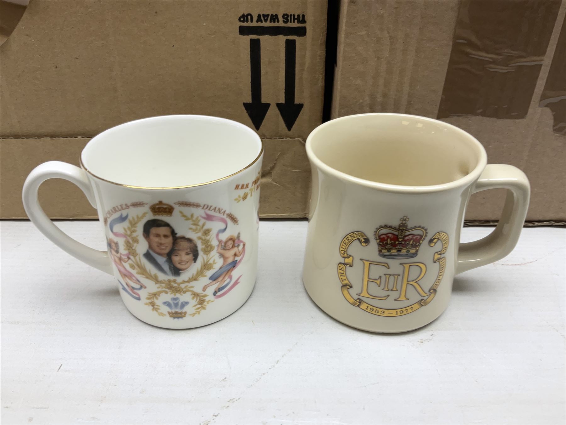 Collection of Victorian and later commemorative mugs - Image 5 of 14