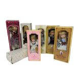 Seven boxed dolls to include Regency Fine Arts