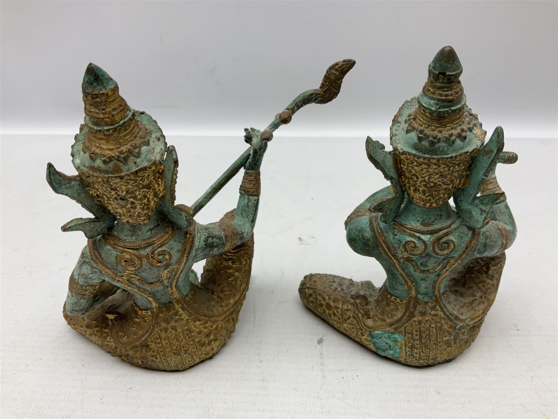 Pair of brass fish - Image 8 of 9