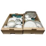 Quantity of Denby Greenwheat dinner ware in two boxes