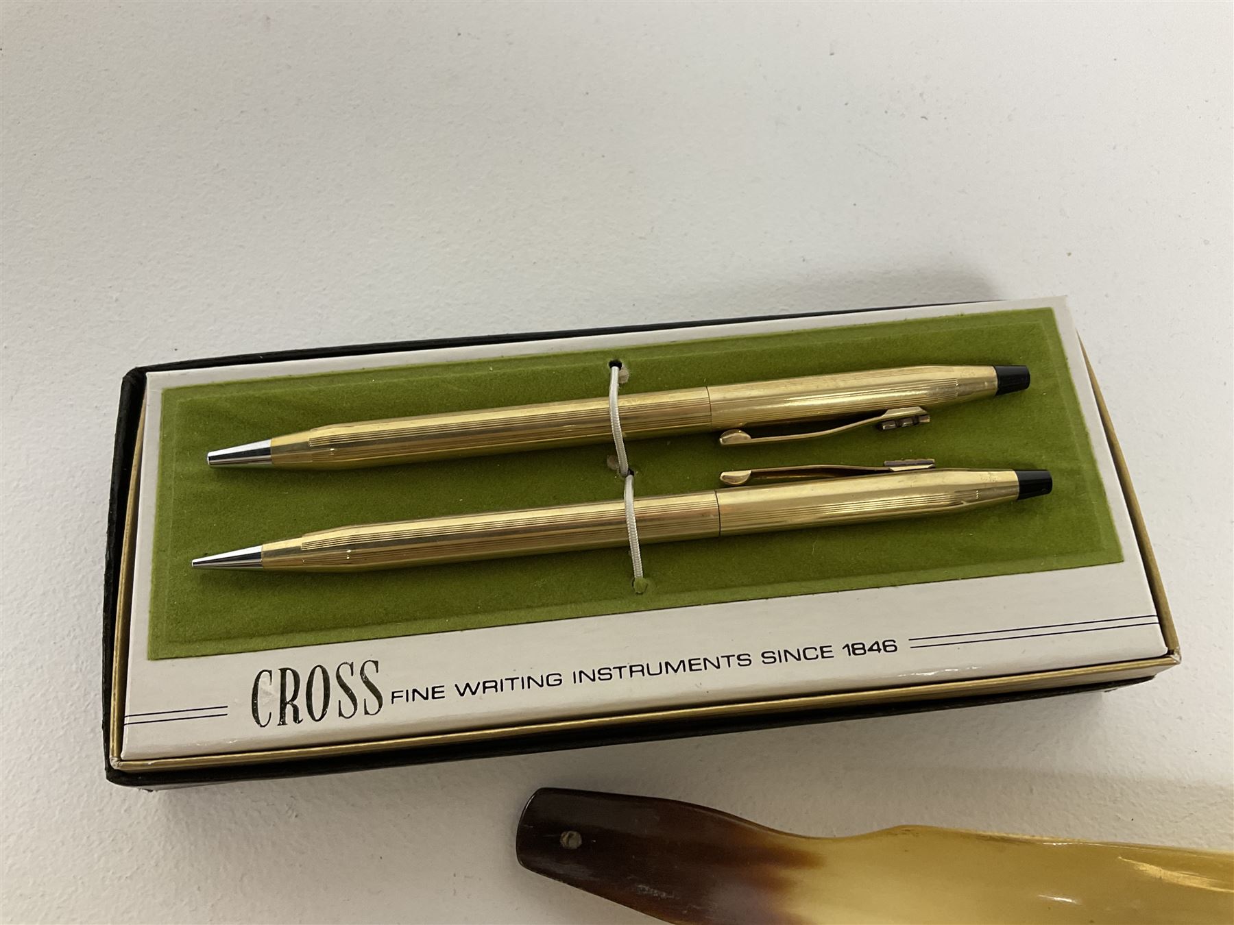 Pair of Cross 10kt gold filled pens in box - Image 2 of 4