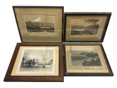 Four 19th century Whitby interest prints