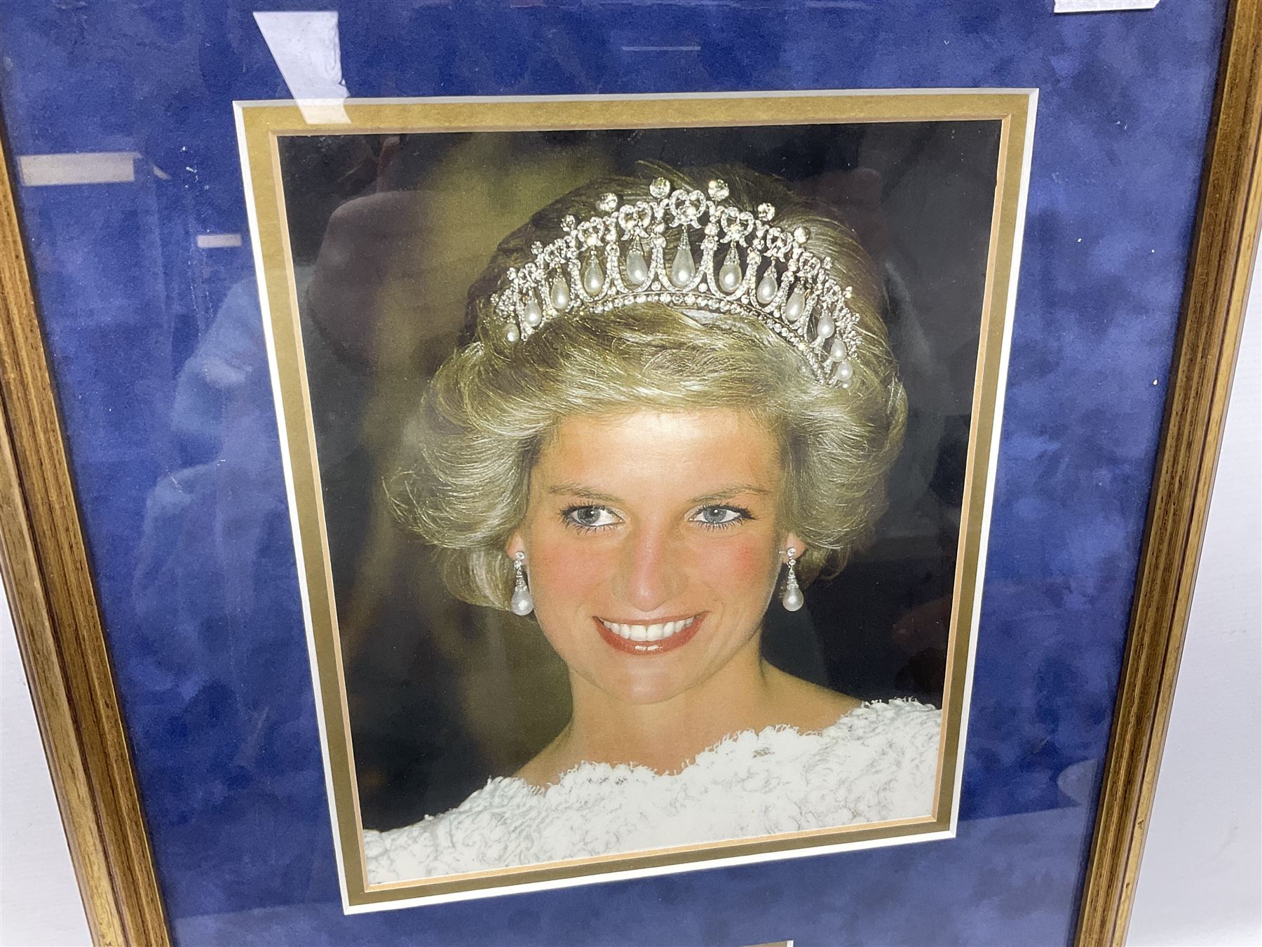 Framed Princess Diana signature by MASQ Memorabilia - Image 2 of 6