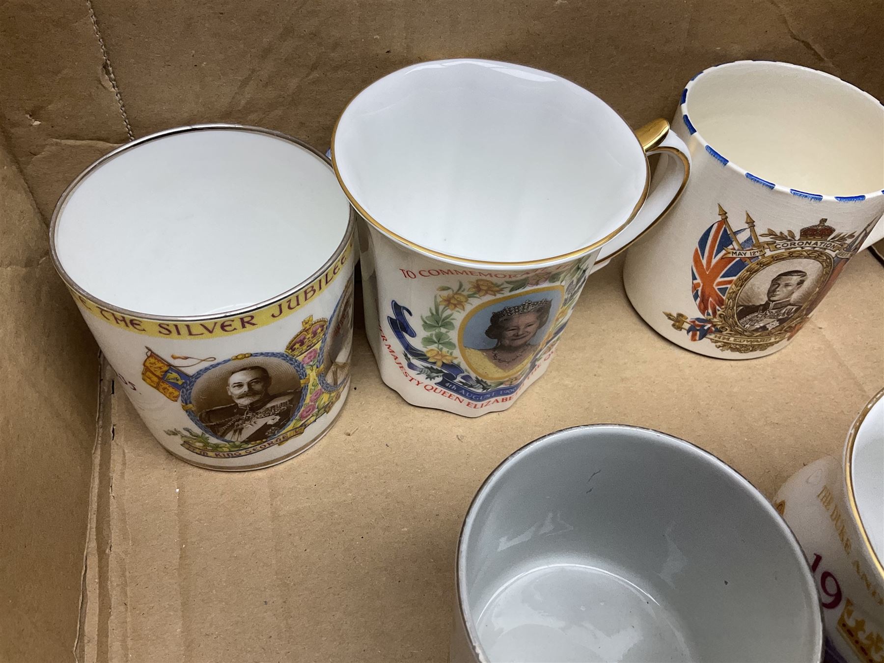 Collection of Victorian and later commemorative mugs - Image 6 of 14