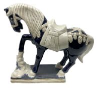 Large ceramic reproduction of Chinese Tang Dynasty War Horse