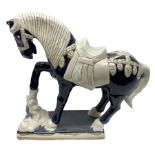 Large ceramic reproduction of Chinese Tang Dynasty War Horse