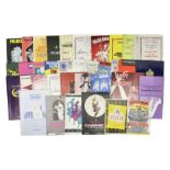 Over thirty theatre programmes 1940s and later including various London theatres - Apollo