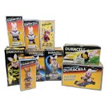 Collection of battery operated Duracell Bunny advertising figures