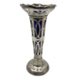 20th century silver specimen vase