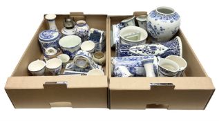 Collection of Delft ware and similar