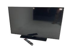 Samsung television with remote 35"