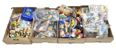 Large quantity of Mcdonalds toys to include Matchbox in four boxes