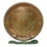 HMS Foudroyant copper tray