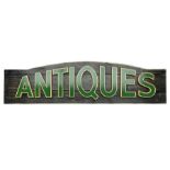 Modern wood antiques sign