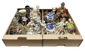 Collection of ceramics to include Royal Doulton Winston Churchill toby jug