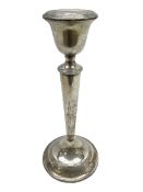 Early 20th century Silver mounted candlestick