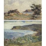 James Ulric Walmsley (British 1860-1954): Ravenscar viewed from Smailes Moor Farm