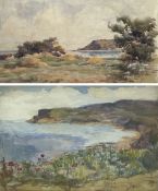 James Ulric Walmsley (British 1860-1954): Ravenscar viewed from Smailes Moor Farm