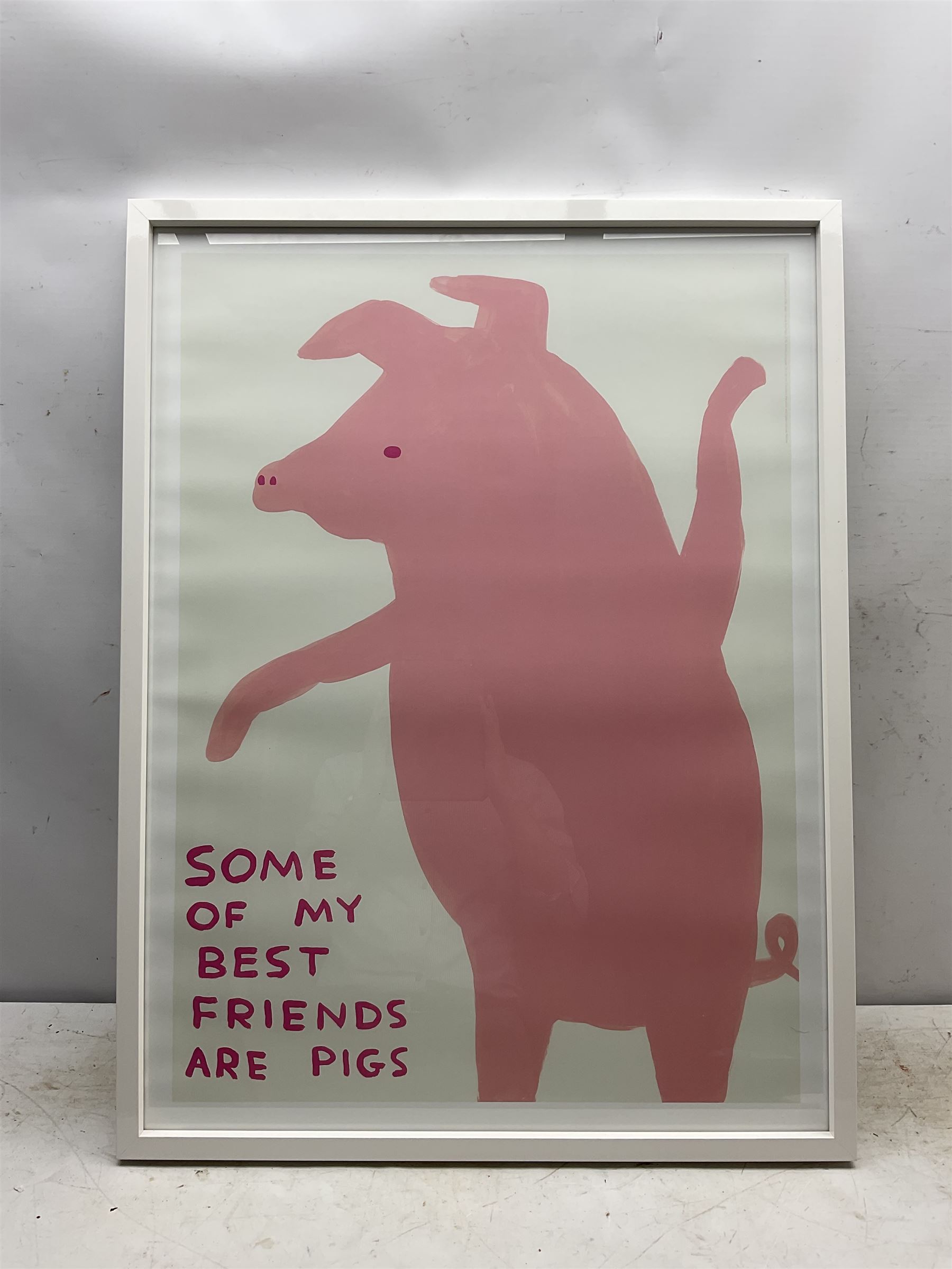 David Shrigley OBE (British 1968-): 'Some of my best friends are pigs' - Image 2 of 2