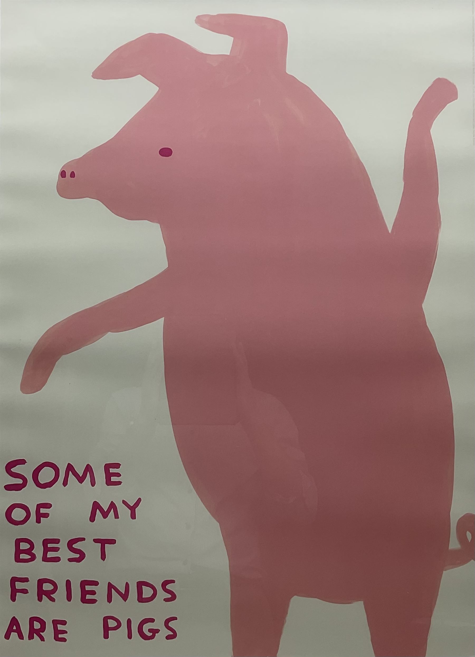 David Shrigley OBE (British 1968-): 'Some of my best friends are pigs'