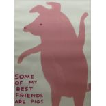 David Shrigley OBE (British 1968-): 'Some of my best friends are pigs'