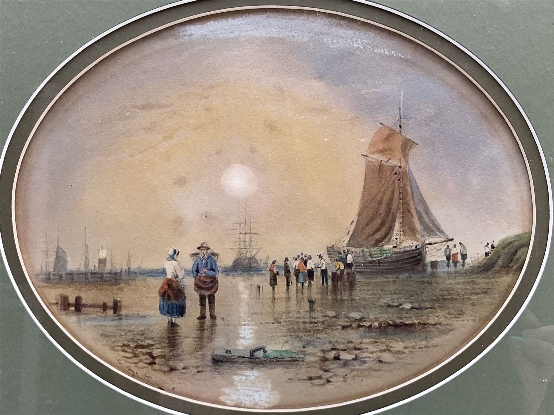 R Beatty (19th century): 'Near Flamborough' - Image 4 of 5