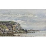 David McKay Law (Scottish exh.1933-1940): 'Heysham Rocks'