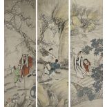 Japanese School (20th century): Scholarly Scenes