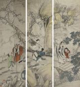 Japanese School (20th century): Scholarly Scenes