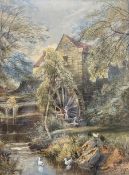 John C Syer (British 1844-1912): Rigg Mill Whitby