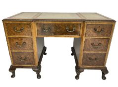 Early to mid-20th century walnut writing desk