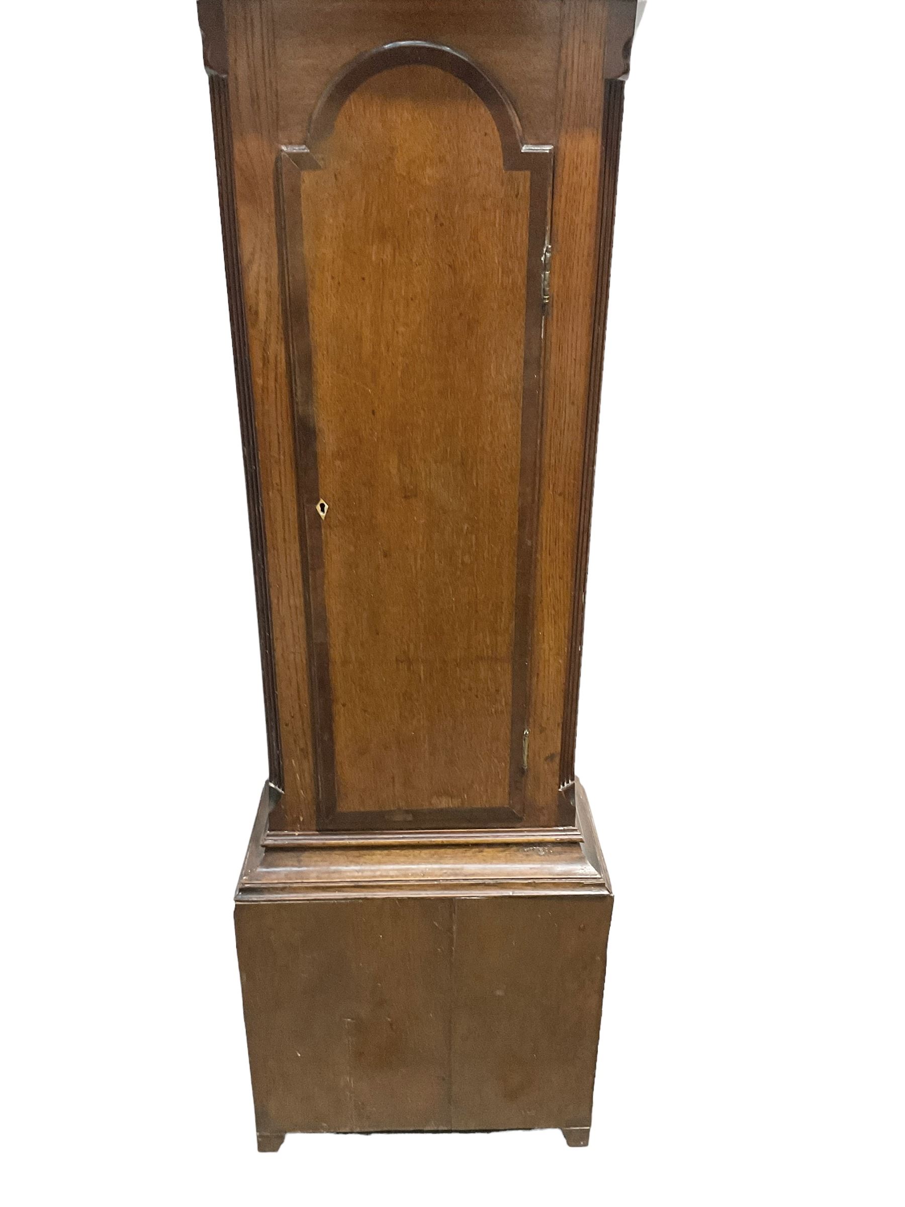 Leyburn of Driffield - late 18th century 8-day oak and mahogany longcase clock - Image 3 of 5