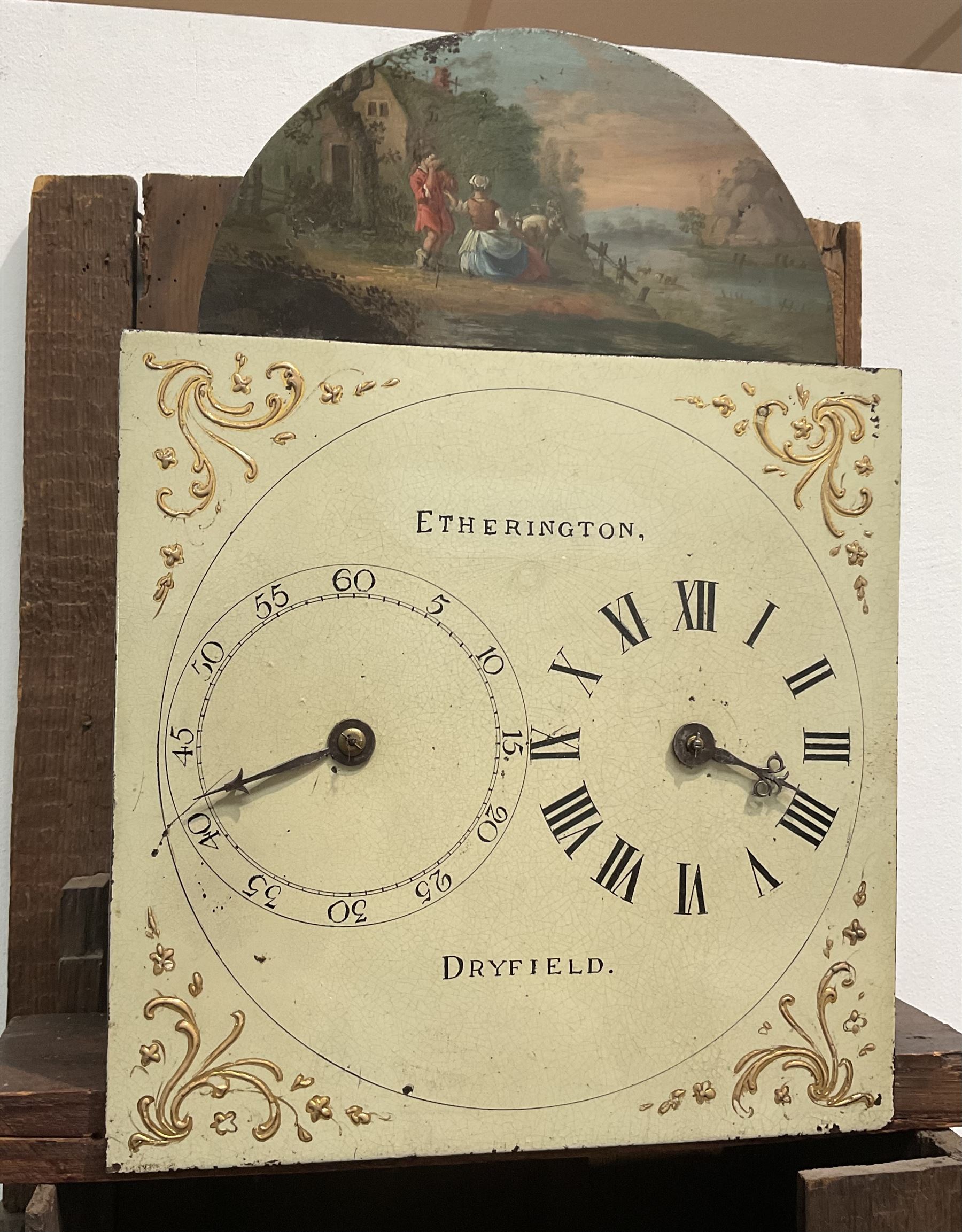 Etherington of Driffield - Rare three-train late 18th century 30-hour longcase clock in an oak case - Image 4 of 8