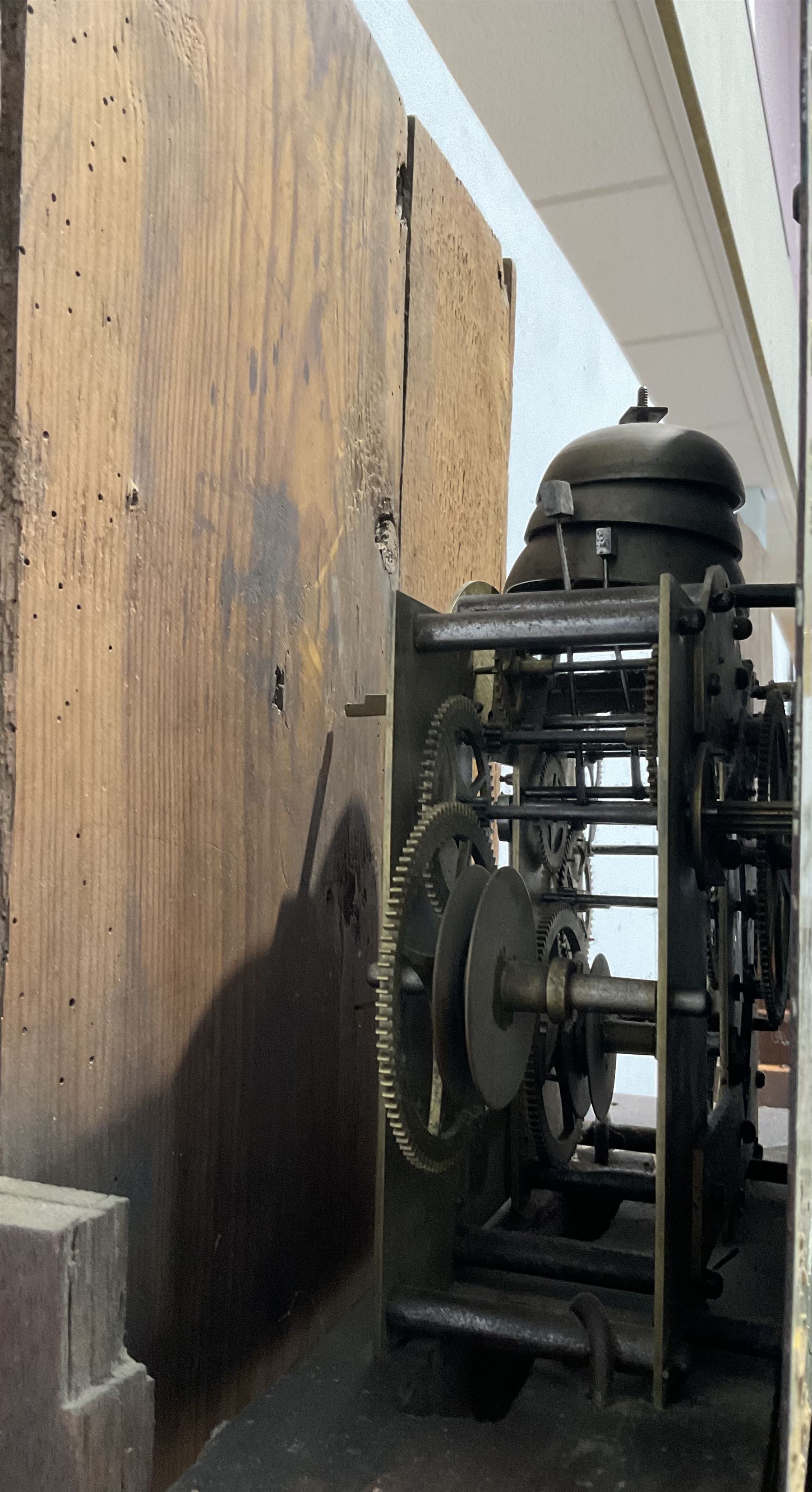 Etherington of Driffield - Rare three-train late 18th century 30-hour longcase clock in an oak case - Image 6 of 8