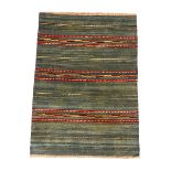 Shiraz Kilim green ground rug