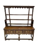 George III oak dresser