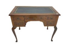 Early 20th century mahogany writing table