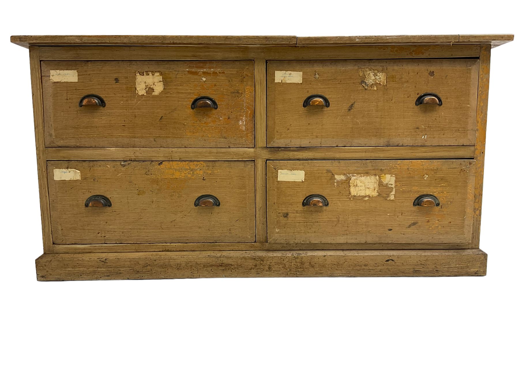 19th century rustic pine chest