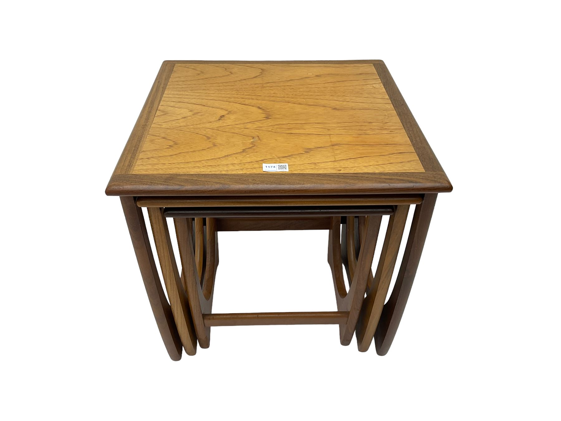 G-Plan - 'Astro' mid-20th century teak nest of three tables - Image 2 of 6