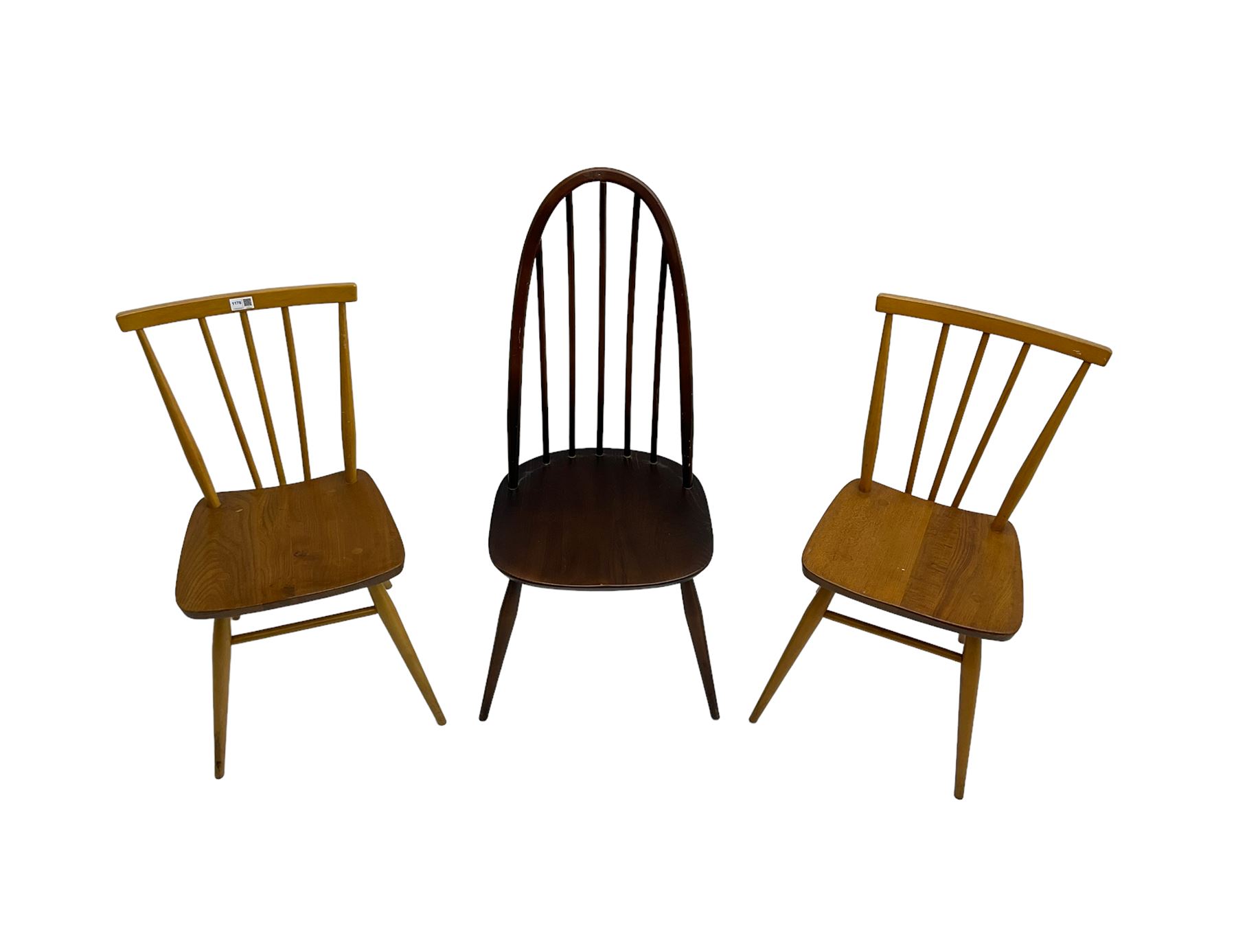 Ercol - pair '391 All-Purpose Windsor Chairs' - Image 7 of 7