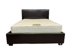 King sized double ottoman bed