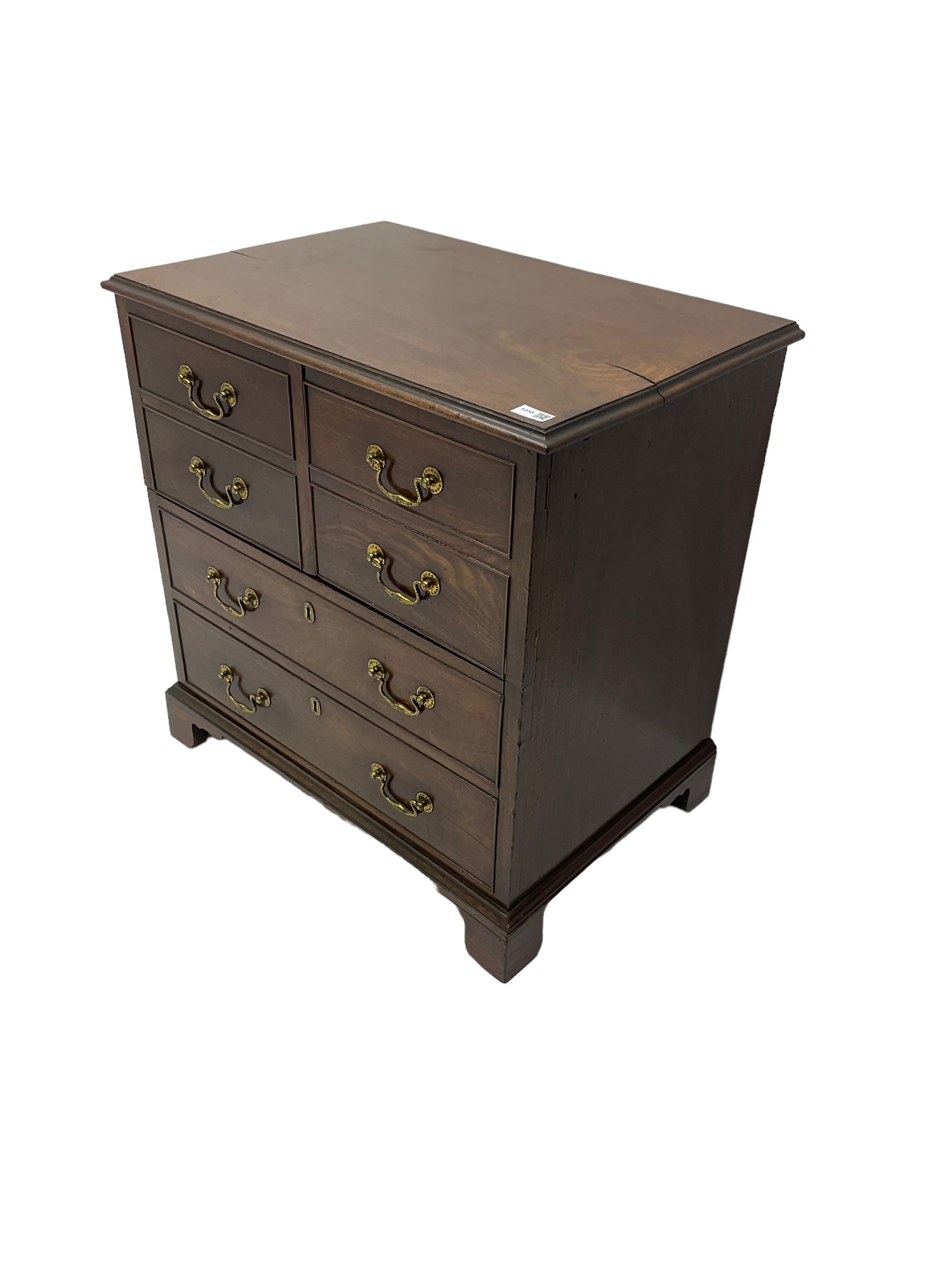 George III mahogany commode chest - Image 4 of 7