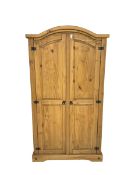 Pine double wardrobe