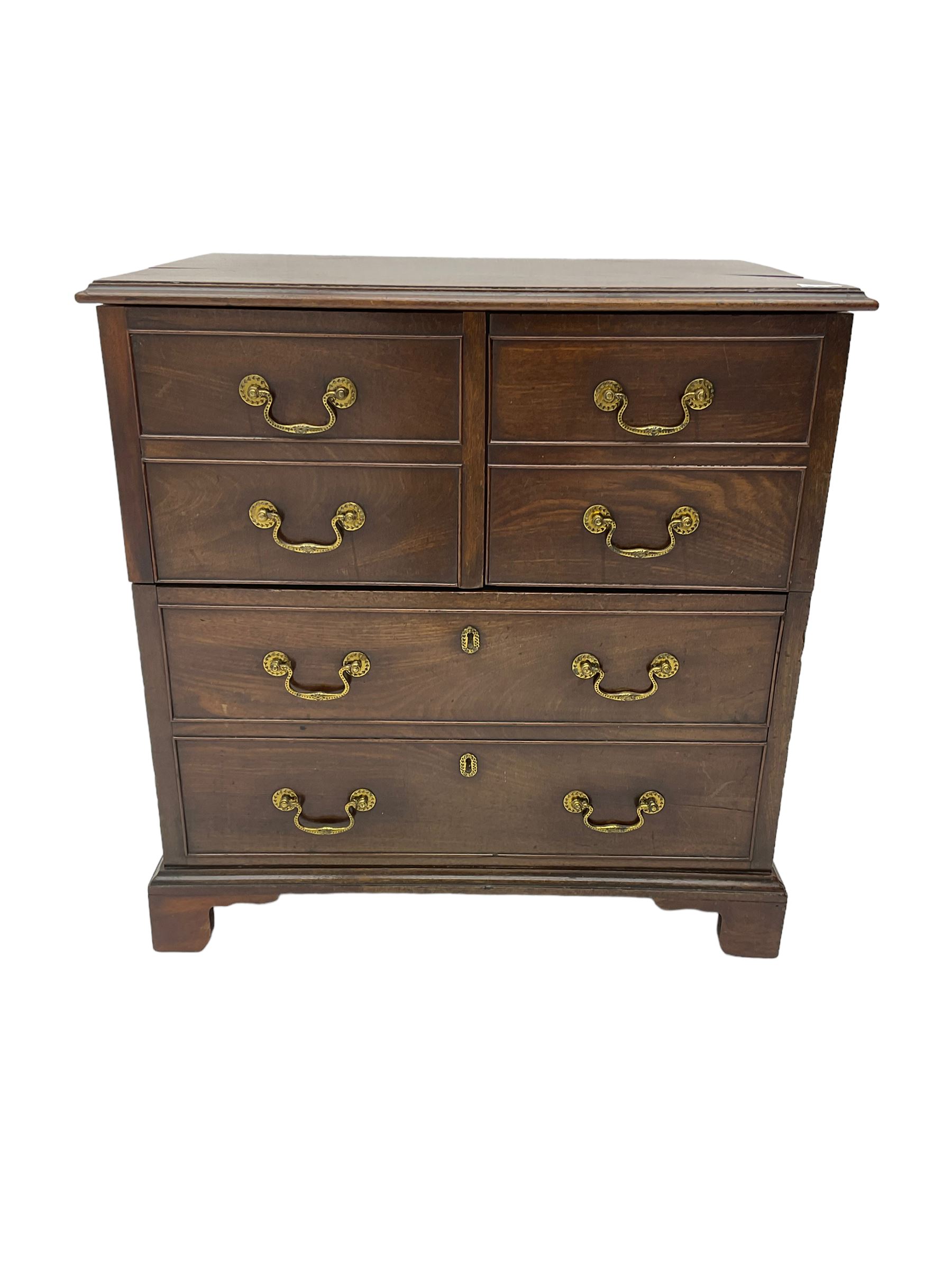 George III mahogany commode chest