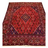 Central Persian Josheghan red ground carpet