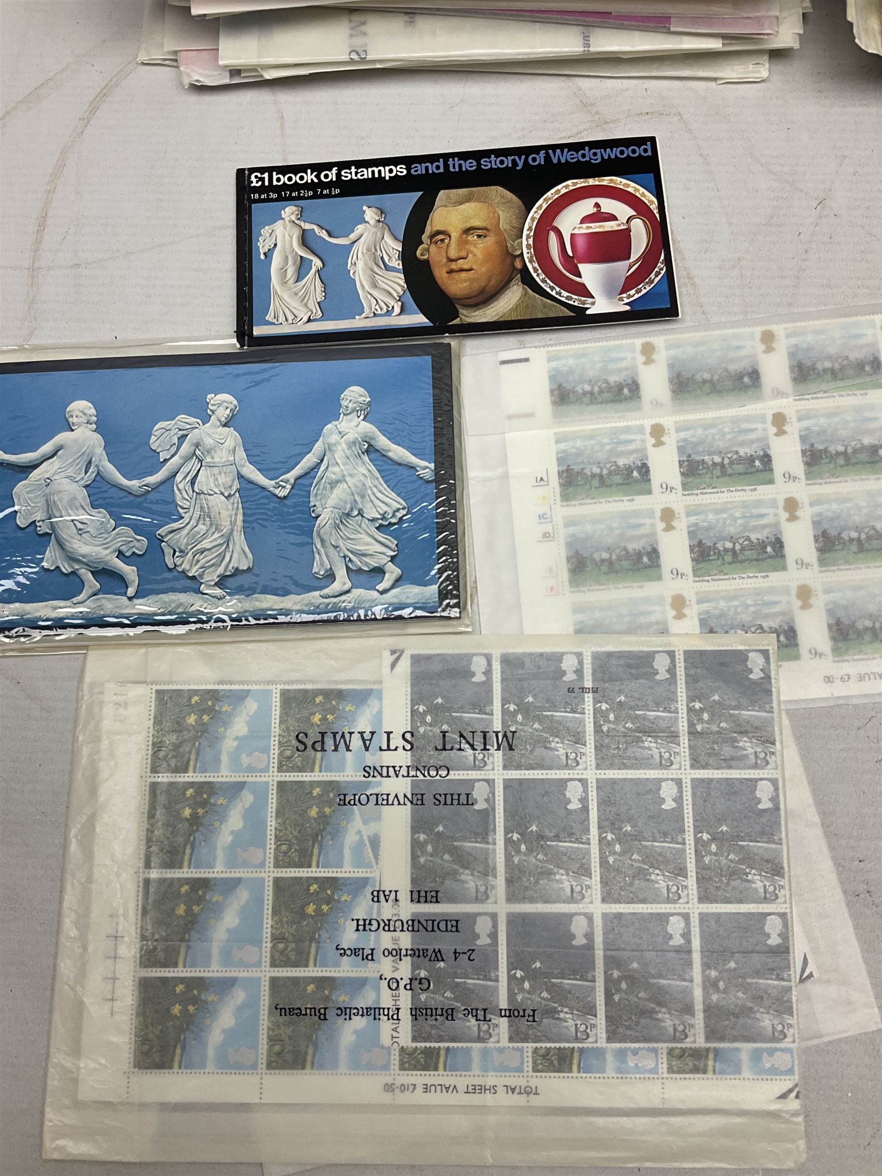 Stamps including Great British Queen Elizabeth II mint decimal strips - Image 5 of 10