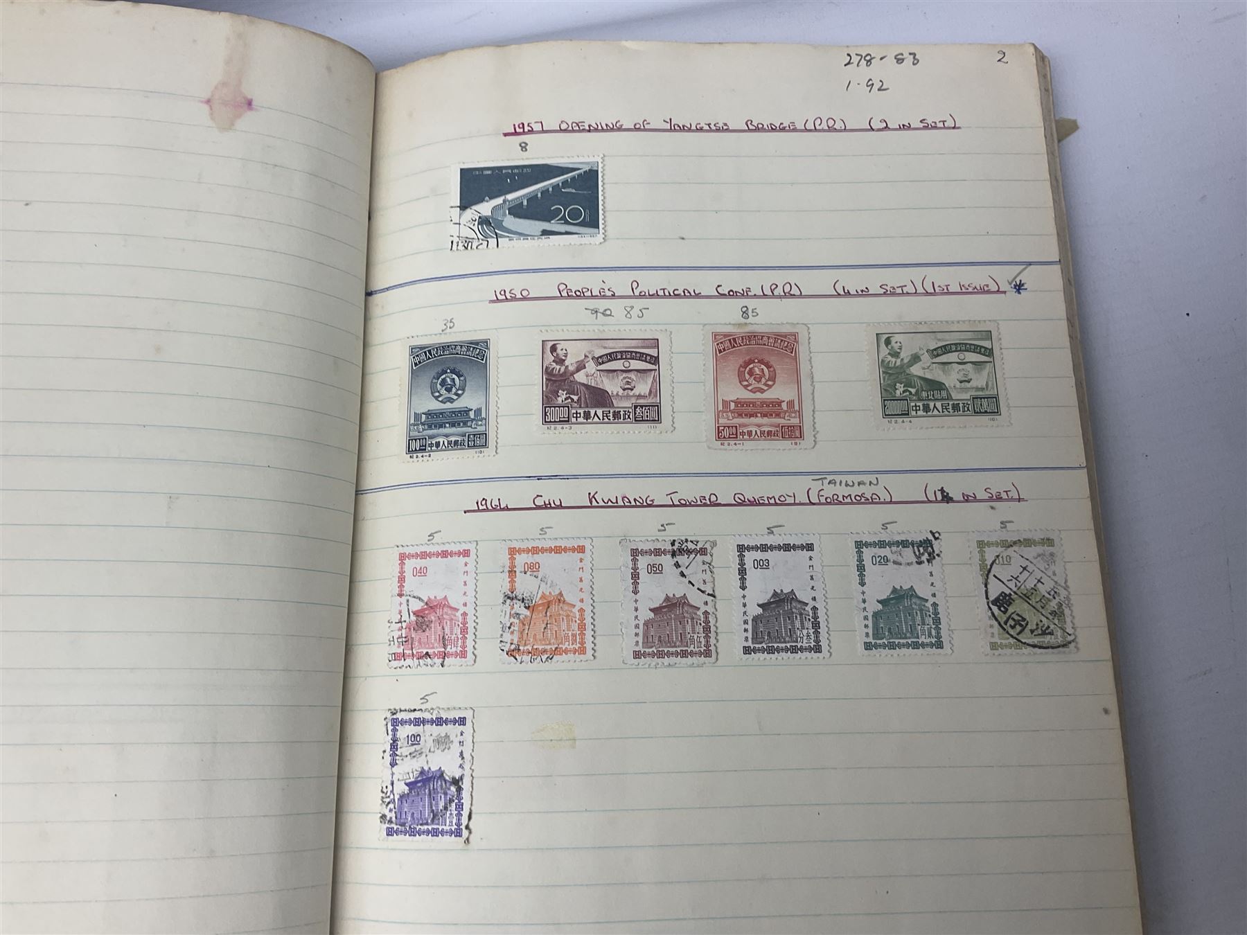 World stamps including various Chines examples from the 50s and 60s - Image 2 of 21