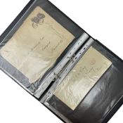 Postal history including pre stamp covers